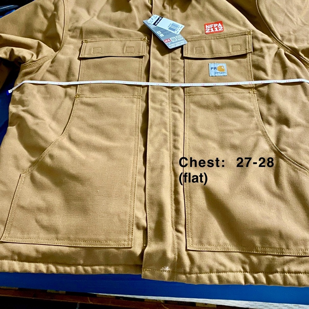 Carhartt FR Flame Resistance duck quilt lined work jacket XL NFPA 2112 NWT - Picture 9 of 16